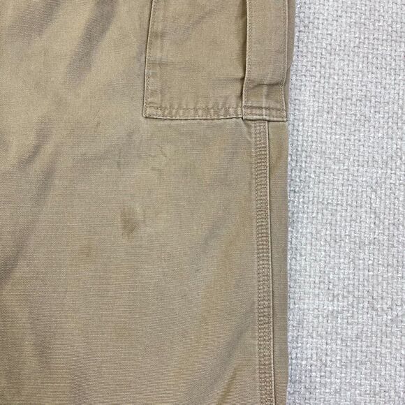 Carhartt FR Pants Men's 36x30 (Fits 35x29) Beige Cargo Flame Resistant FRB240 - Picture 14 of 14
